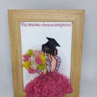 Картина за дипломиране със скандинавкски мъх
